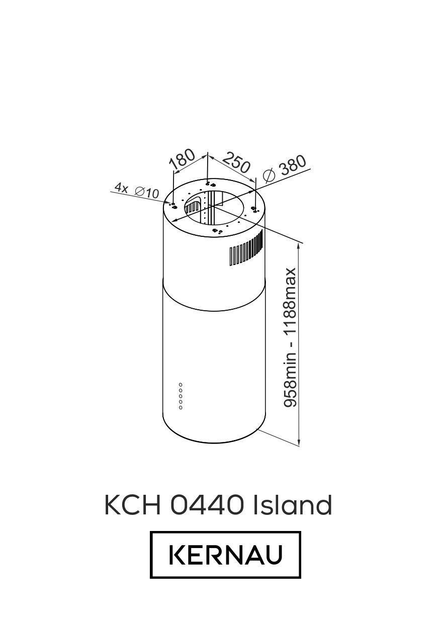 KCH 0440.1 Gun Metal Island